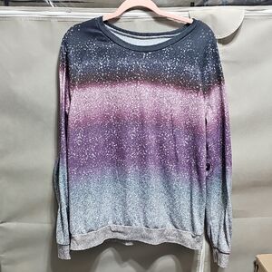 Ombre Sparkle Pullover